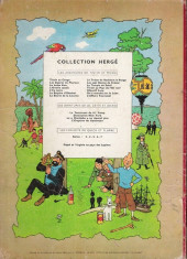 Verso de Tintin (Historique) -11B19- Le secret de la Licorne