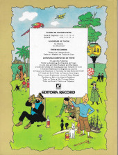 Verso de Tintim (As aventuras de) (Record) -53serie- O loto azul