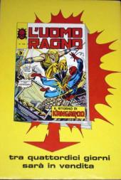 Verso de L'uomo Ragno Vol. 1 (Editoriale Corno - 1970)  -137- Caccia al Lupo