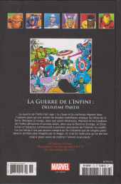 Verso de Marvel Comics : La collection (Hachette) -176154- La Guerre de L'Infini : Deuxième Partie