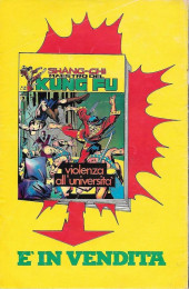 Verso de L'uomo Ragno Vol. 1 (Editoriale Corno - 1970)  -172- Pugno di Ferro