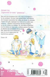 Verso de I fell in love after school - Tome 1