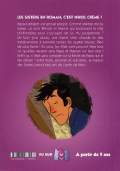 Verso de Les sisters - La Série TV (romans) -35- Infirmières à domicile