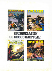 Verso de Dossier Negro -157- Larry Mannino y su distrito 56