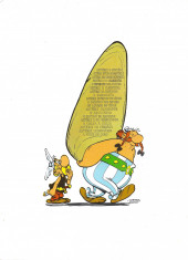 Verso de Astérix (en portugais) -2- A foice de oiro