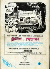 Verso de Fantom Vol.1 (Vértice - 1972) -5- El espíritu de Frankenstein