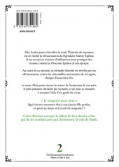 Verso de The reincarnated swordmaster -2- Tome 2