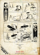 Verso de Fantom Vol.1 (Vértice - 1972) -10- No caves mi tumba
