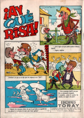 Verso de Hazañas del Oeste (Toray - 1962) -EXTRA- Almanaque 1962