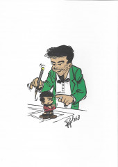 Verso de (AUT) Walthéry, François -2012/01- Itinéraire d'un dessinateur gâteux