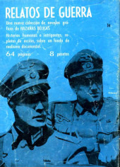 Verso de Hazañas del Oeste (Toray - 1962) -14- Número 14