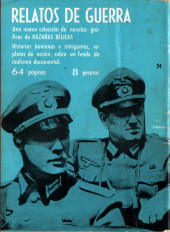 Verso de Hazañas del Oeste (Toray - 1962) -24- Número 24