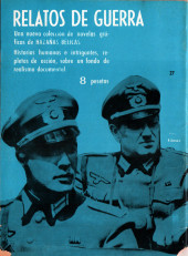 Verso de Hazañas del Oeste (Toray - 1962) -27- Número 27