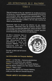 Verso de (AUT) Walthéry, François -INTR04a- Fax, Crobards & Co.