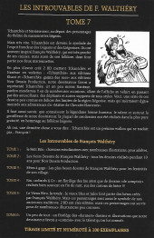 Verso de (AUT) Walthéry, François -INTR07- Tchantchès et Nanèsse
