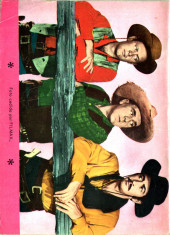 Verso de Hazañas del Oeste (Toray - 1962) -147- Número 147