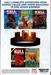 Verso de Kull the savage - The original Marvel years Omnibus -INT- Kull the savage