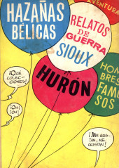 Verso de Hazañas del Oeste (Toray - 1962) -186- Número 186