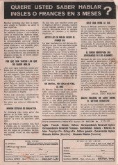 Verso de Hazañas del Oeste (Toray - 1962) -191- Número 191