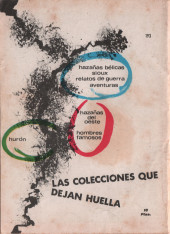 Verso de Hazañas del Oeste (Toray - 1962) -193- Número 193