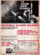 Verso de Hazañas del Oeste (Toray - 1962) -201- Número 201