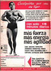 Verso de Hazañas del Oeste (Toray - 1962) -209- Número 209