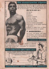 Verso de Hazañas del Oeste (Toray - 1962) -221- Número 221