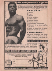 Verso de Hazañas del Oeste (Toray - 1962) -240- Número 240