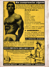 Verso de Hazañas del Oeste (Toray - 1962) -243- Número 243