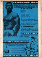 Verso de Hazañas del Oeste (Toray - 1962) -244- Número 244