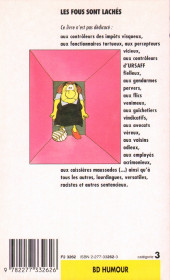 Verso de Les bidochon -9Poch1995- Les fous sont lâchés