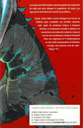 Verso de Kaiju n°8 -1SP- Tome 1