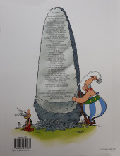 Verso de Astérix -29b2021- La Rose et le Glaive