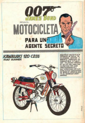 Verso de James Bond 007 (Zig-Zag - 1968) -48- Una Calurosa Tarde de Verano