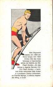 Verso de Flash Gordon (en portugais) - Flash Gordon no Reino do Gelo