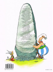 Verso de Astérix -30cb- La galère d'Obélix