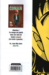 Verso de Détective Conan -99- Tome 99