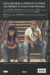 Verso de All-New Hawkeye (100% Marvel) -INT- Les Deux Hawkeye