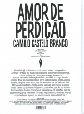 Verso de Clássicos da Literatura em BD -14- Amor de Perdição