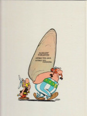 Verso de Astérix (en anglais) -10US- Asterix the legionary