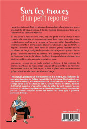 Verso de (AUT) Hergé -2021/11- Sur les traces d'un petit reporter...