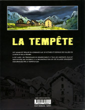Verso de La tempête - Alex, chronique d'une catastrophe