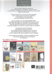 Verso de Les indices pensables - Enquête sur Dieu -12- L'empreinte transfigurée - 20 énigmes du Linceul de Turin