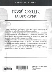Verso de (AUT) Hergé -2021/05- Hergé occulte - La ligne sombre