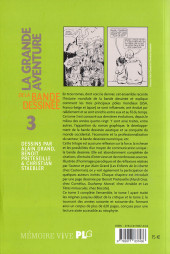 Verso de (DOC) Études et essais divers - La grande aventure de la bande dessinée - Tome 3