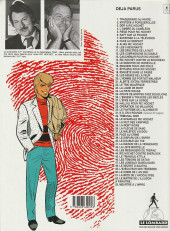 Verso de Ric Hochet -25b1993- Coups de griffes chez Bouglione