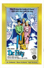 Verso de The new Titans (1988)  -50- Who Is Wonder Girl? Chapter One: Home Again