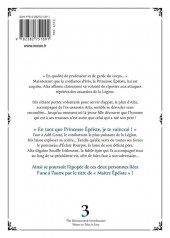 Verso de The reincarnated swordmaster -3- Tome 3