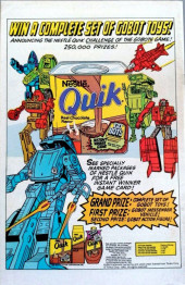 Verso de The eternals vol.2 (1985) -4- Masked Gods!