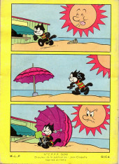 Verso de Félix le Chat (1re Série - SFPI) (Miaou Voilà) -123- Numéro 123